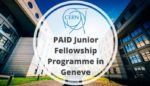 CERN Junior Fellowship 2020 in Geneva