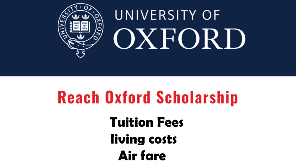 The Reach Oxford Scholarship at the University of Oxford
