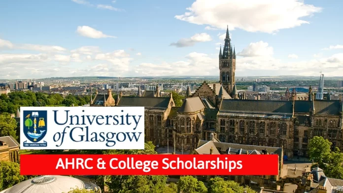 The AHRC & College Scholarships at the University of Glasgow