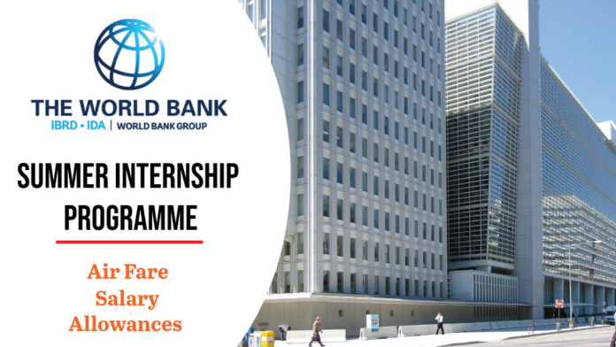 World Bank Summer Internship Program (BIP) for Young Professionals