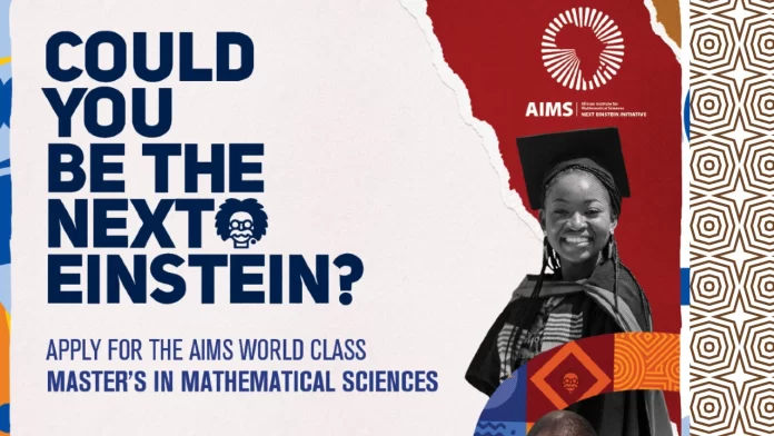 AIMS Master’s in Mathematical Sciences Degree Scholarships
