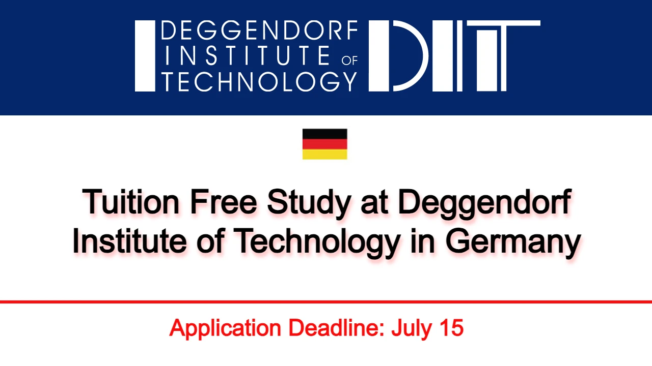 Tuition Free Study at Deggendorf Institute of Technology in Germany